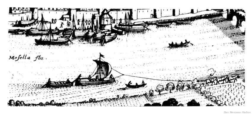 Treideln vor Trier 1590